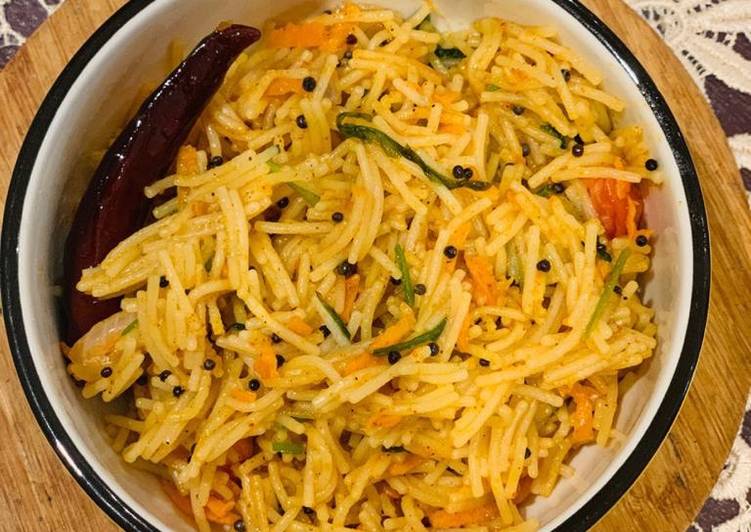 Steps to Prepare Any-night-of-the-week Tomato Vermicelli Upma