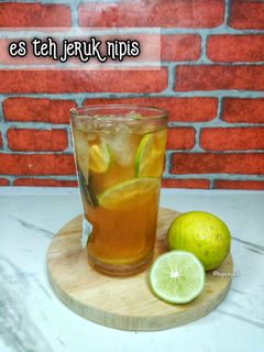 Foto resep Es Teh Jeruk Nipis
