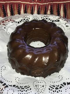 Una foto de Bizcocho de dátiles y calabaza