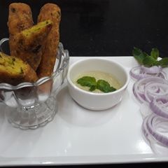 A picture of Moong Dal Fritters.