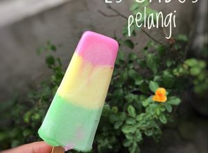 Foto resep Es gabus pelangi stick lolipop