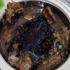 A picture of Dry fish pepper soup.