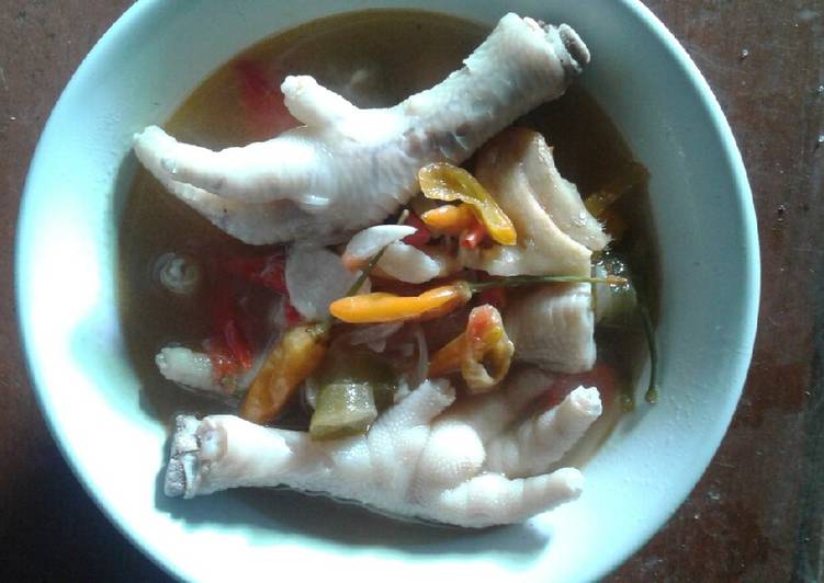 Garang asem kaki ayam dadakan