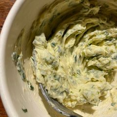 A picture of Lime and coriander butter.