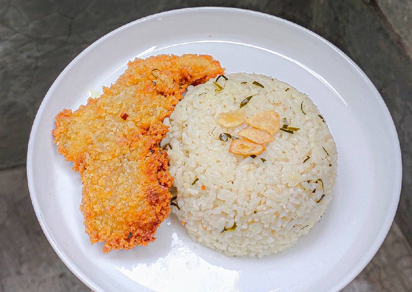 08. Nasi Uduk Daun Jeruk & Chicken Katsu