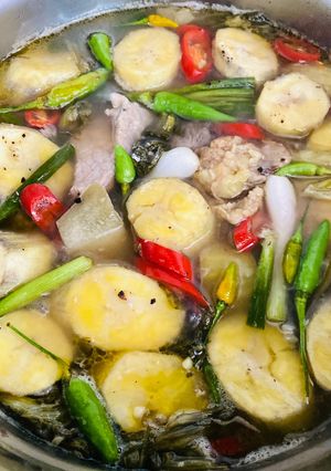 Hình của món Cá Ồ Kho Chuối Cau.