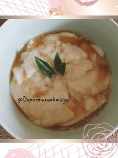 Foto resep Kembang Tahu Kuah Jahe