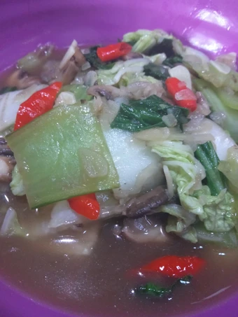 Cara Gampang Menyiapkan Resep Tumis Simple (pokcoy, sawi &amp; jamur kuping) Anti Ribet, Bisa Manjain Lidah