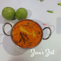 A picture of Angamaly Manga Curry.