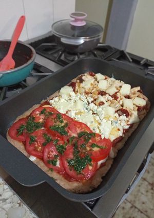 Una foto de Pizza rápida en bifera rectángular essen