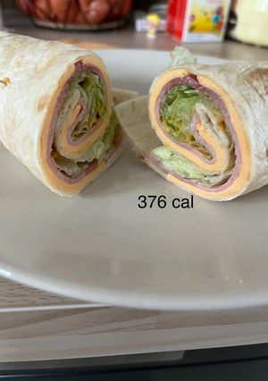 Une photo de Wrap sauce burger