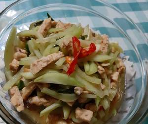 Resep mudah Tumis Labu Siam Lezat Mantap