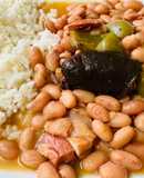Judías compuestas en Olla express (receta común en canarias)