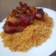 Jollof rice A picture of Jollof rice.