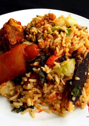 A picture of Local Jellof Rice.