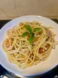 Spegety tuna tomato mudah