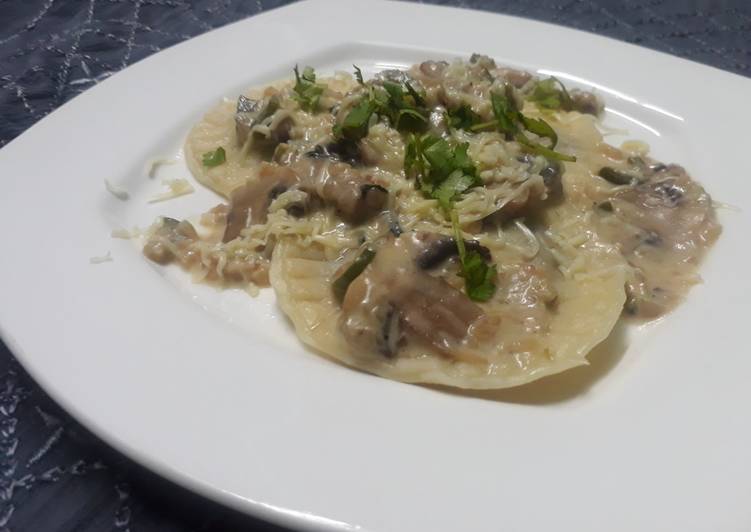 Simple Way to Prepare Super Quick Homemade Mushroom Ravioli