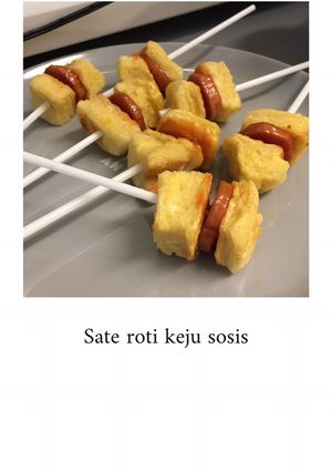 Foto resep Sate roti keju sosis - mpasi 12m+