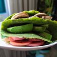 Crepes de espinacas con relleno vegie