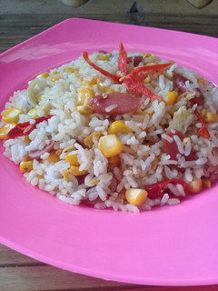 Foto resep Nasi goreng jagung
