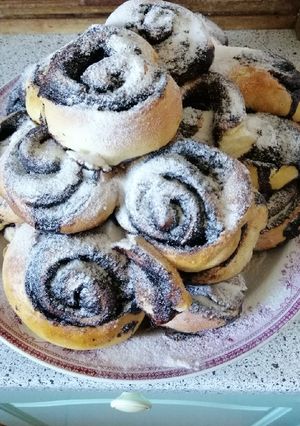 Kakaós csiga recept fotója