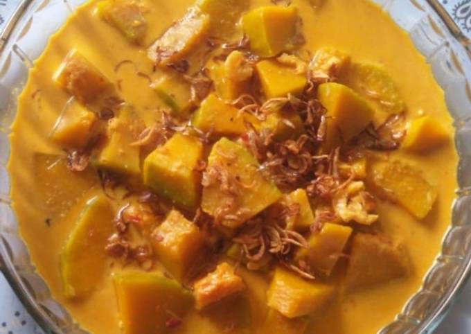 Ternyata ini lho! Resep termudah buat Sayur lodeh labu kuning sajian Idul Adha  sesuai selera