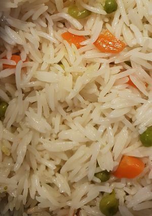 صورة لوصفة رز بالخضار