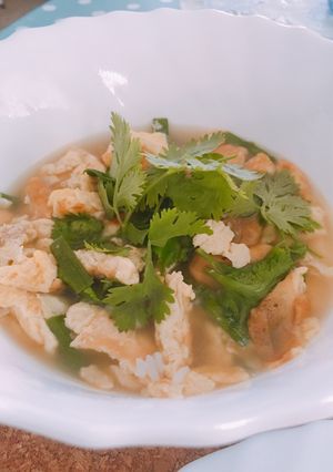 รูปของ ซุปไข่เจียว Omelette Soup