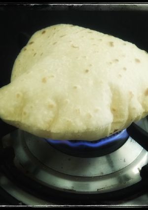 A picture of Phulka Roti.