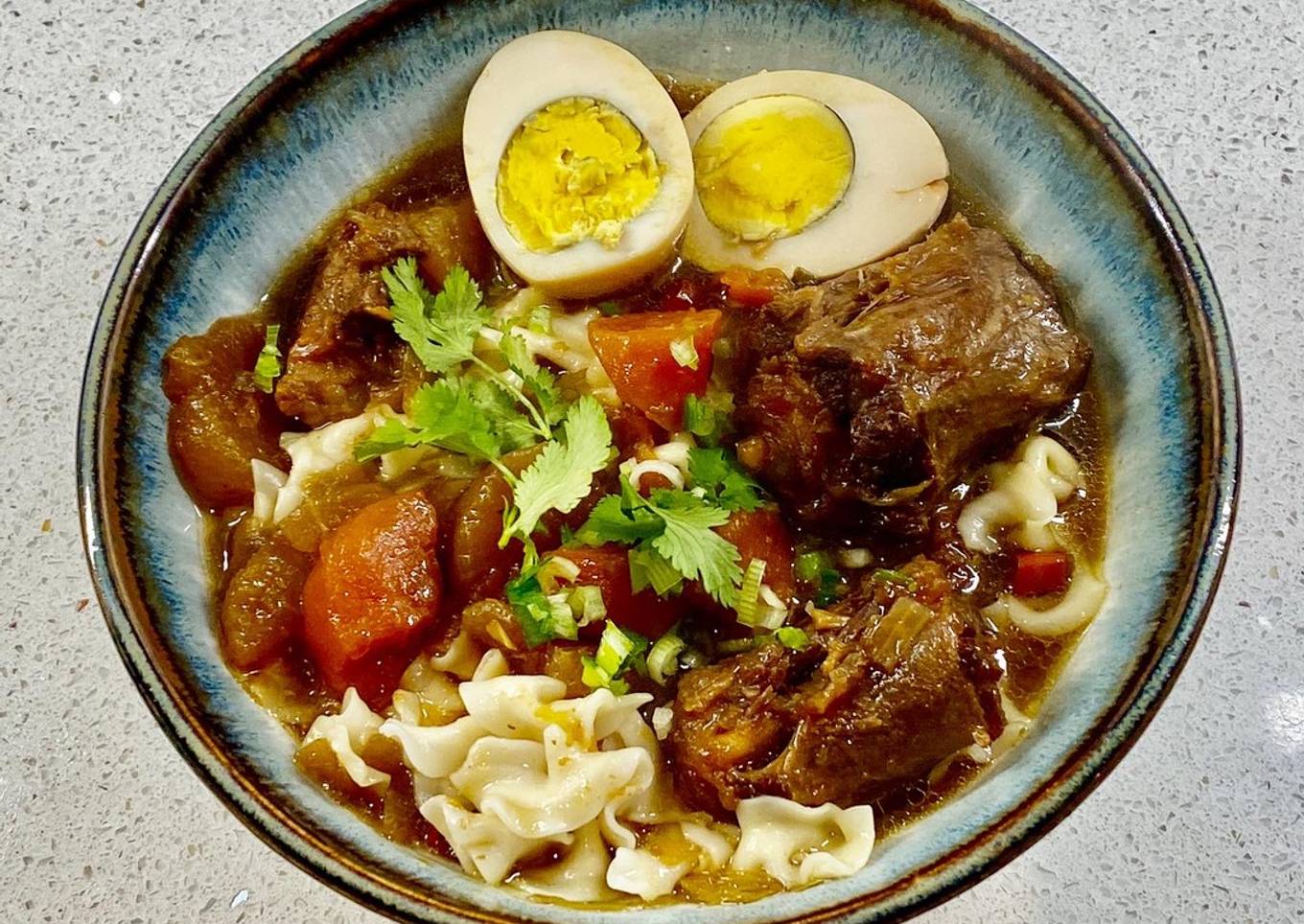 Chinese braised oxtail & brisket stew