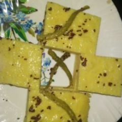 A picture of Besan dhokla.