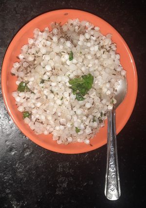 A picture of Cumin seeds sago.