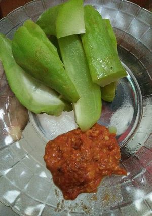 Foto resep Labu siam sambel tomat kacang (diet GM day 2)