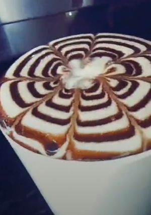 A picture of Hot chocolate coffee.