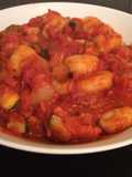 Smoked pancetta and courgette gnocchi