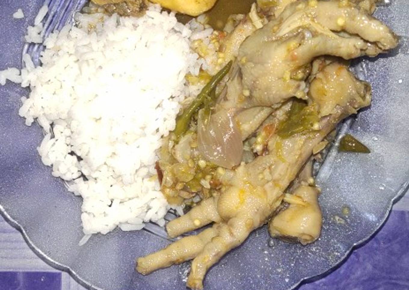 Ceker super pedas gak pakek santan