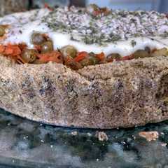 รูปของ Tarta de verduras hecha con harina de lentejas
