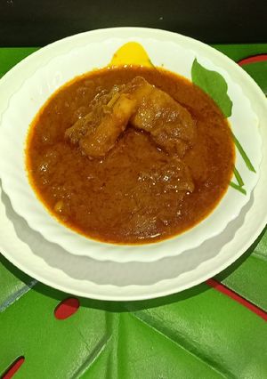 A picture of Mutton Curry.