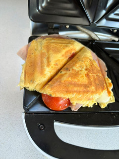 Una foto de Pan nube para hacer un sándwich sin harinas