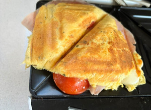 Una foto de Pan nube para hacer un sándwich sin harinas