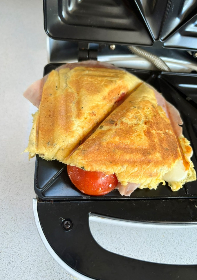 Una foto de Pan nube para hacer un sándwich sin harinas