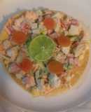 Ensalada de pollo fácil, con mucho sabor