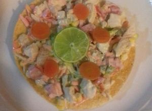 Una foto de Ensalada de pollo fácil, con mucho sabor