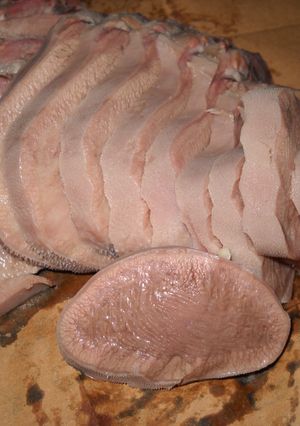 Una foto de Lengua con ajo y perejil (a la provenzal)