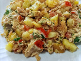 Potatoes egg mix