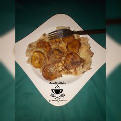 A picture of Plantain frittata.