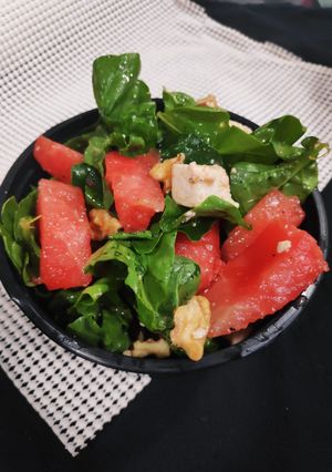 A picture of Watermelon & Feta salad.