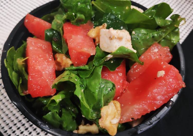 Recipe of Quick Watermelon &amp; Feta salad