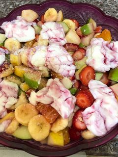 صورة لوصفة سلطة الفواكه بتشهي 🍓🍌🍍