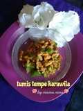 Tumis tempe karawila
